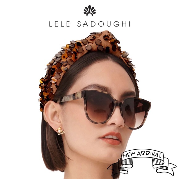 Lele Sadoughi Accessories - NWT Lele Sadoughi Tortoise Brooklyn Sunglasses